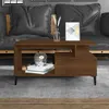 Image de vidaXL Table basse Chêne marron 90x49x45 cm Bois d'ingénierie819627