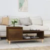 Image de vidaXL Table basse Chêne marron 100x50x45 cm Bois d'ingénierie821131
