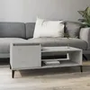 Image de vidaXL Table basse Gris béton 100x50x45 cm Bois d'ingénierie821136