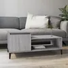 Image de vidaXL Table basse Sonoma gris 100x50x45 cm Bois d'ingénierie821138