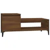 Image de vidaXL Table basse ChÃªne marron 100x50x45 cm Bois d'ingÃ©nierie
