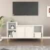 Image de vidaXL Meuble TV Blanc 100x35x55 cm Bois d'ingénierie821172