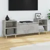 Image de vidaXL Meuble TV Gris béton 160x35x55 cm Bois d'ingénierie821192