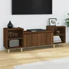 Image de vidaXL Meuble TV Chêne marron 160x35x55 cm Bois d'ingénierie821195