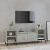 Image de vidaXL Meuble TV Gris béton 160x35x55 cm Bois d'ingénierie821200
