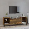 Image de vidaXL Meuble TV Chêne fumé 160x35x55 cm Bois d'ingénierie821201