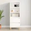 Image de vidaXL Buffet haut Blanc 40x36x110 cm Bois d'ingénierie821236