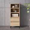 Image de vidaXL Buffet haut Chêne sonoma 40x36x110 cm Bois d'ingénierie