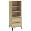Image de vidaXL Buffet haut ChÃªne sonoma 40x36x110 cm Bois d'ingÃ©nierie