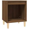 Image de vidaXL Table de chevet ChÃªne marron 40x35x50 cm