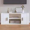 Image de vidaXL Meuble TV Blanc 100x35x40 cm Bois d'ingénierie823091