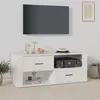 Image de vidaXL Meuble TV Blanc 100x35x40 cm Bois d'ingénierie823099