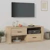 Image de vidaXL Meuble TV Chêne sonoma 100x35x40 cm Bois d'ingénierie