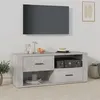 Image de vidaXL Meuble TV Gris béton 100x35x40 cm Bois d'ingénierie823103