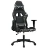 Image de vidaXL Chaise de jeu Noir et camouflage Similicuir