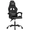 Image de vidaXL Chaise de jeu Noir Similicuir
