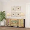 Image de vidaXL Buffets 3 pcs Bois massif de récupération (345228x2+345231)