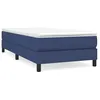 Image de vidaXL Cadre de lit Bleu 80x200 cm Tissu