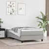 Image de vidaXL Cadre de lit sans matelas gris clair 90x190 cm tissu3120476