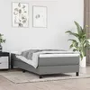 Image de vidaXL Cadre de lit sans matelas gris foncé 90x200 cm tissu3120485