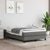 Image de vidaXL Cadre de lit sans matelas gris foncé 120x200 cm tissu3120501