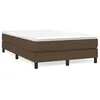 Image de vidaXL Cadre de lit Marron foncÃ© 120x200 cm Tissu