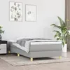 Image de vidaXL Cadre de lit sans matelas gris clair 80x200 cm tissu3120566