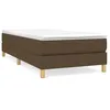 Image de vidaXL Cadre de lit Marron foncÃ© 80x200 cm Tissu