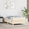 Image de vidaXL Cadre de lit sans matelas crème 80x200 cm tissu3120571