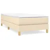 Image de vidaXL Cadre de lit CrÃ¨me 80x200 cm Tissu