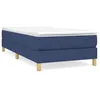 Image de vidaXL Cadre de lit Bleu 80x200 cm Tissu