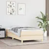 Image de vidaXL Cadre de lit sans matelas crème 90x200 cm tissu3120587