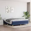Image de vidaXL Cadre de lit sans matelas bleu 180x200 cm tissu3120636