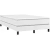 Image de vidaXL Cadre de lit Blanc 120x200 cm Similicuir