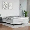 Image de vidaXL Cadre de lit sans matelas blanc 140x200 cm similicuir3120701