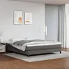 Image de vidaXL Cadre de lit sans matelas gris 160x200 cm similicuir3120710