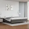 Image de vidaXL Cadre de lit sans matelas gris 200x200 cm similicuir3120722