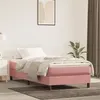 Image de vidaXL Cadre de lit sans matelas rose 80x200 cm velours3120741