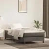 Image de vidaXL Cadre de lit sans matelas gris foncé 90x200 cm velours3120749
