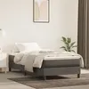 Image de vidaXL Cadre de lit sans matelas gris foncé 100x200 cm velours3120755