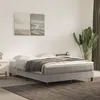 Image de vidaXL Cadre de lit sans matelas gris clair 140x190 cm velours3120766