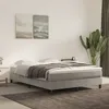 Image de vidaXL Cadre de lit sans matelas gris clair 140x200 cm velours3120772