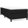 Image de vidaXL Cadre de lit Noir 80x200 cm Tissu