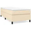 Image de vidaXL Cadre de lit CrÃ¨me 80x200 cm Tissu