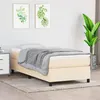 Image de vidaXL Cadre de lit sans matelas crème 90x200 cm tissu3120835