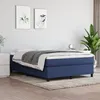 Image de vidaXL Cadre de lit sans matelas bleu 140x190 cm tissu3120860