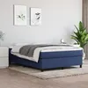 Image de vidaXL Cadre de lit sans matelas bleu 140x200 cm tissu3120868
