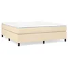 Image de vidaXL Cadre de lit CrÃ¨me 180 x 200 cm Tissu