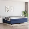 Image de vidaXL Cadre de lit Bleu 200x200 cm Tissu