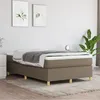 Image de vidaXL Cadre de lit Taupe 120x200 cm Tissu